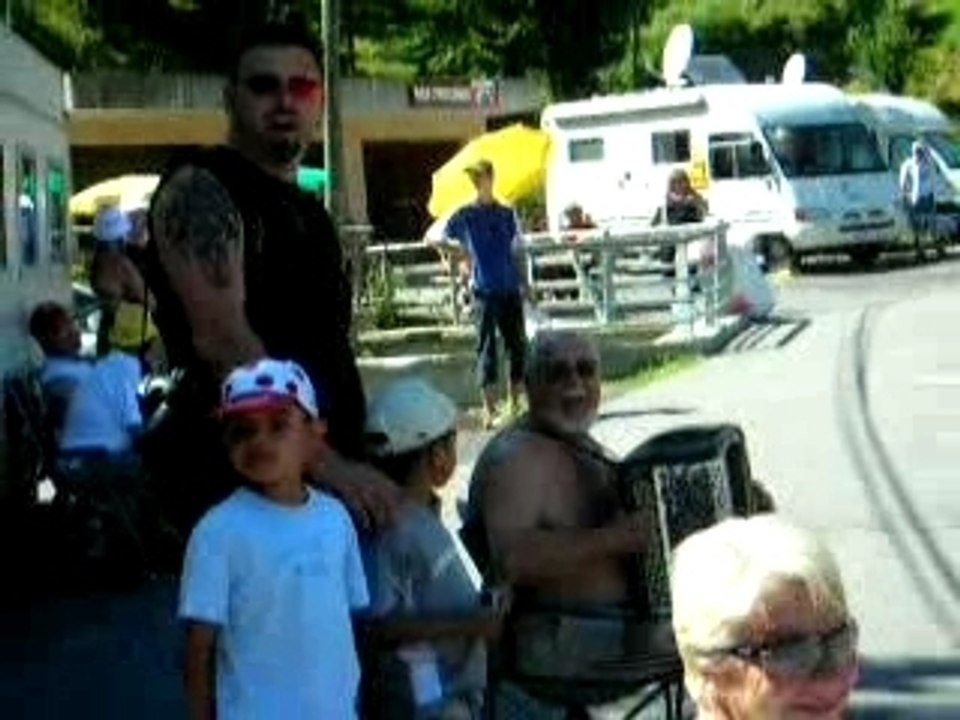 Accordéoniste & Will sur le Tour de France 2007