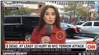 CNN Split Screens 2 Reporters Standing Right Next to Each Other
