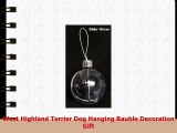 West Highland TerrierHund Weihnachtsbaum Flitterdekoration Geschenk