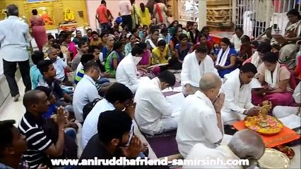 Aniruddha Bapu - Shree Rudrabhishek seva at Shree Aniruddha Gurukeshetram - 05 June 2017