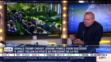 Que retenir de la nomination de Jerome Powell à la présidence de la Fed - 03/11