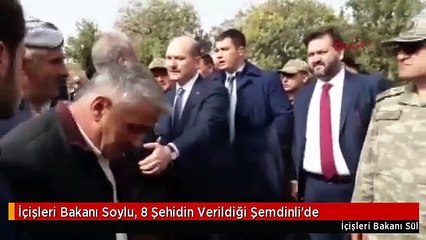 İçişleri Bakanı Soylu, 8 Şehidin Verildiği Şemdinli'de