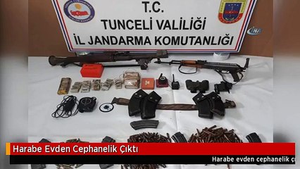 Harabe Evden Cephanelik Çıktı