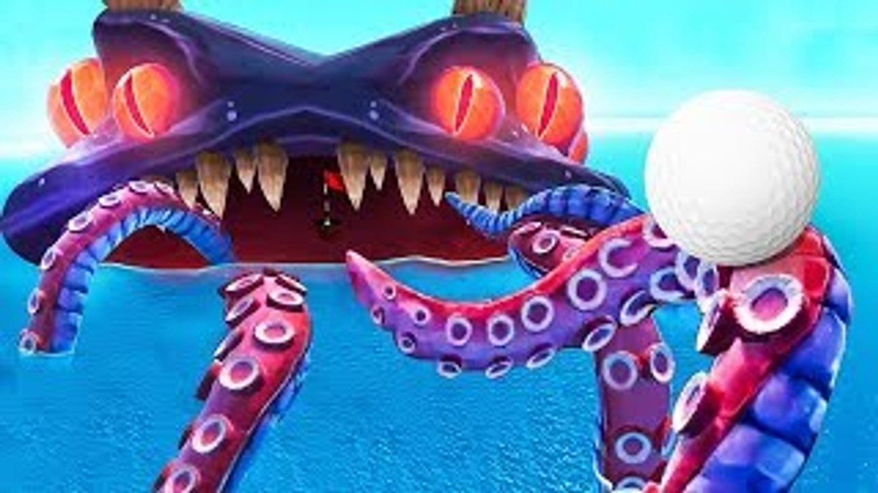 KWEBBELKOP-GOLFING WITH SEA MONSTERS! (Golf It)