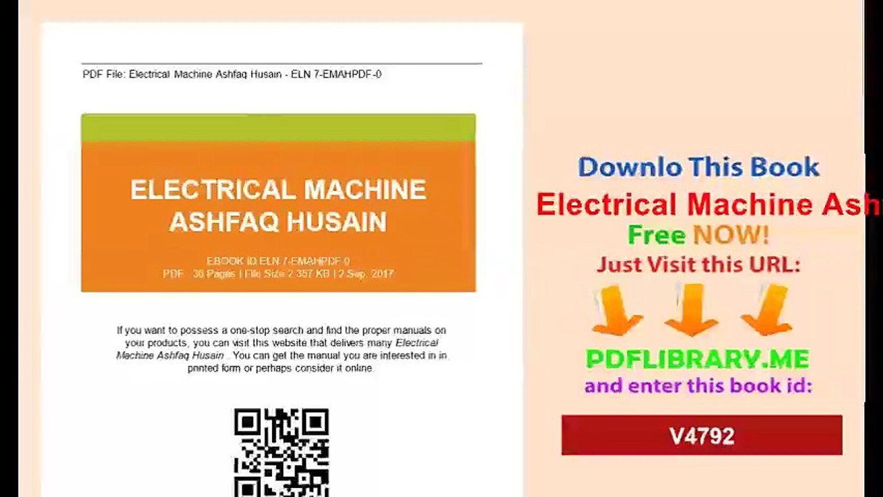 Electrical Machine Ashfaq Husain