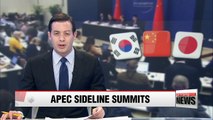 China confirm talks with S. Korea and Japan for sideline meetings at APEC