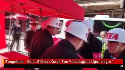 Zonguldak - Şehit Gökhan Kurak Son Yolculuğuna Uğurlanıyor 1