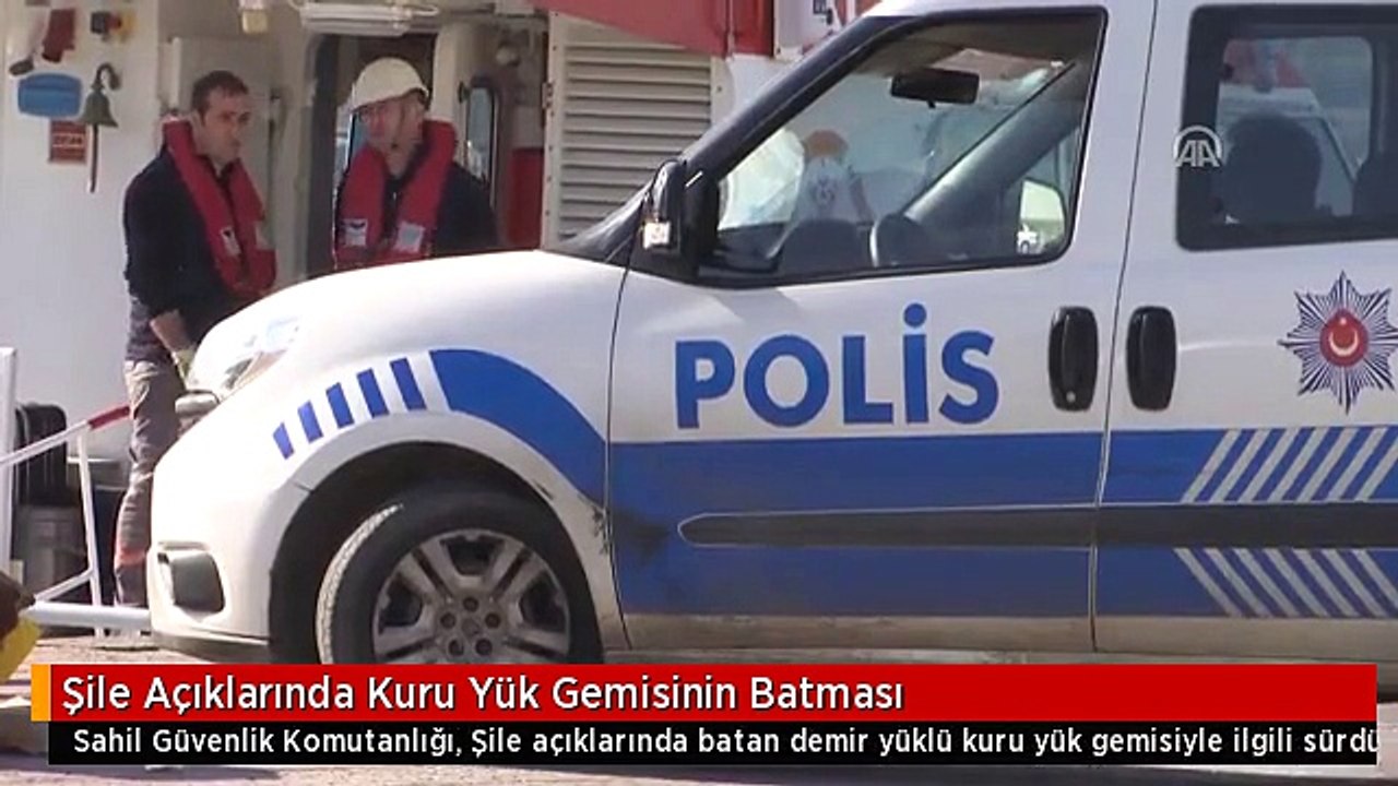 Şile Açıklarında Kuru Yük Gemisinin Batması