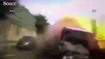 Yağ yüklü kamyon patladı: 4 ölü