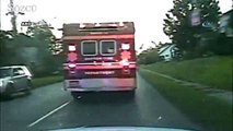 İçinde hasta olan ambulansı çaldı ve...