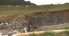 Crews Continue Rebuilding Efforts on Puerto Rico's Guajataca Dam