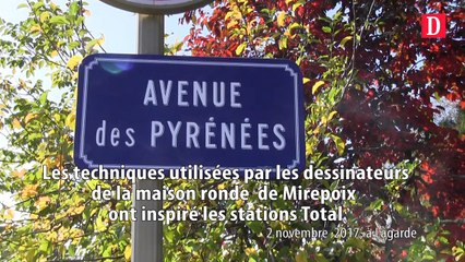 La Maison ronde de Mirepoix inspire le design des stations Total