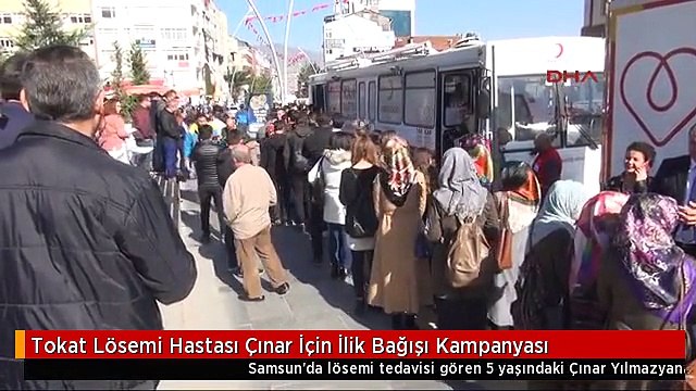 Tokat Lösemi Hastası Çınar İçin İlik Bağışı Kampanyası