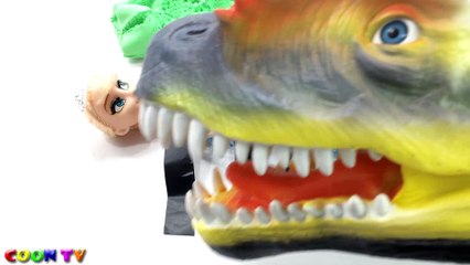 Learn Colors Kinetic Sand Coca Cola vs Frozen Elsa Finger Family Nursery Rhymes Songs for Children