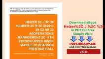 Heizer Operations Management 2C 11th Edition Upper River Saddle 2C Pearson Prentice Hall