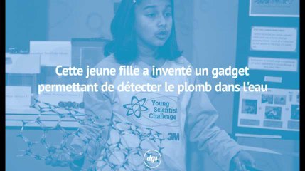 Cette jeune fille a inventé un gadget permettant de détecter le plomb dans l'eau