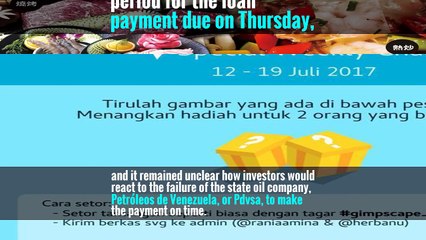 As a Debt Deadline Looms for Venezuela, Maduro Is Defiant