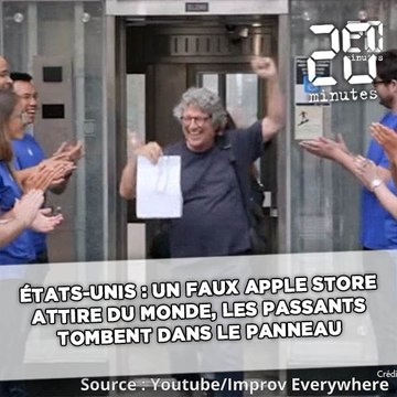 États-Unis: Un faux Apple Store attire du monde, les passants tombent dans le panneau