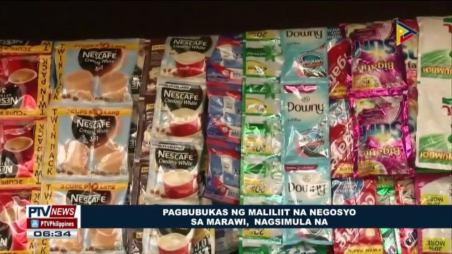 Pagbubukas ng maliliit na negosyo sa Marawi, nagsimula na
