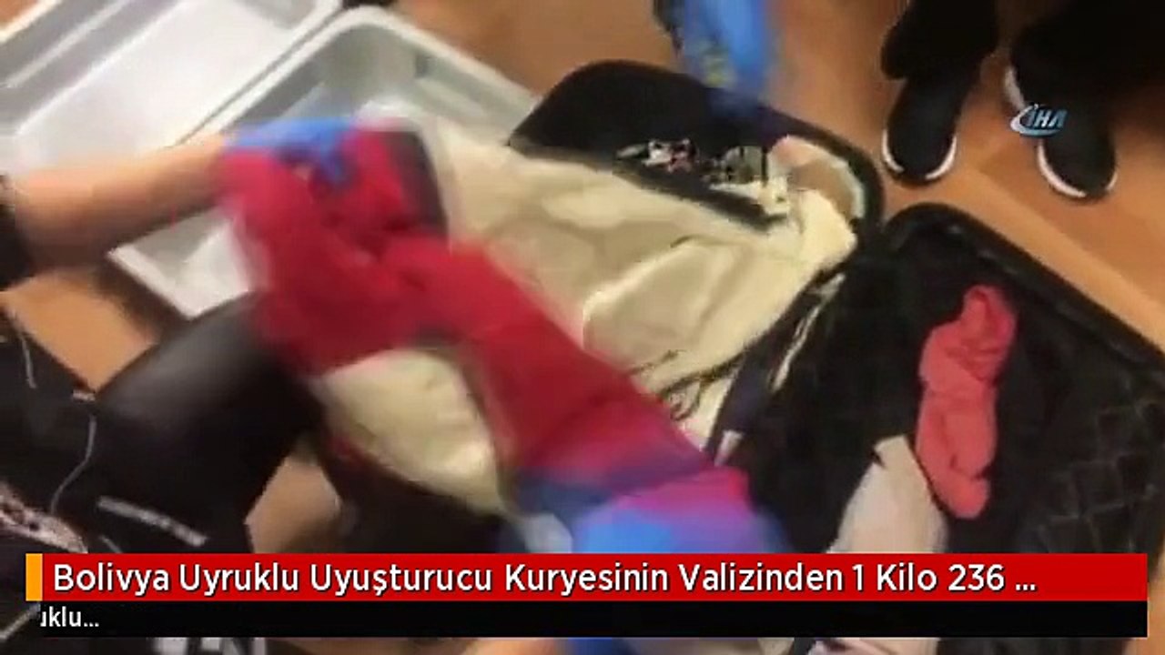 Bolivya Uyruklu Uyuşturucu Kuryesinin Valizinde...