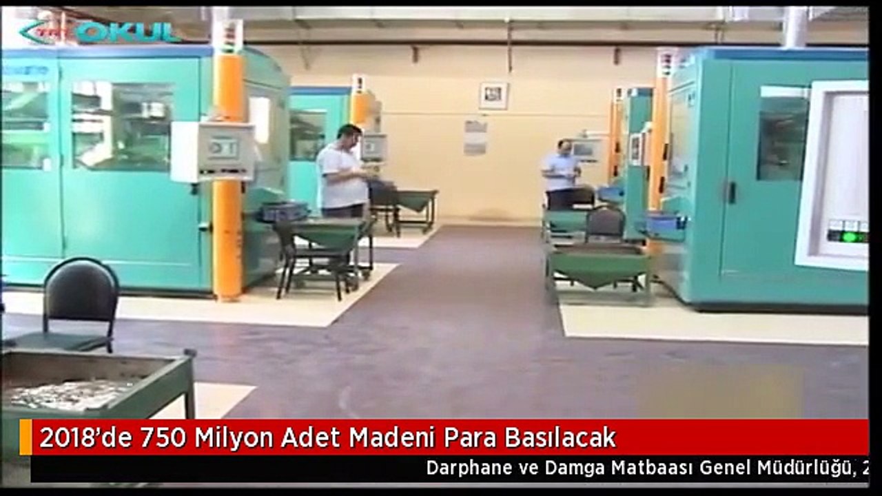 2018'de 750 Milyon Adet Madeni Para Basılacak