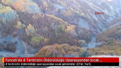 Tunceli'de 8 Teröristin Öldürüldüğü Operasyondan Sıcak Görüntüler 2