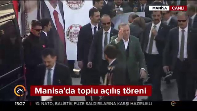 Manisa'da toplu açılış töreni