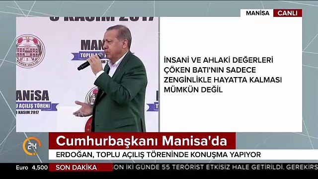 Cumhurbaşkanı Erdoğan: Borsa günden güne rekor kırıyor