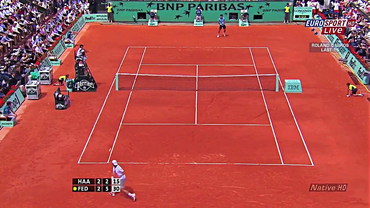 Tommy Haas ♦ Top 10 Points Against Federer in Grand Slam (HD)