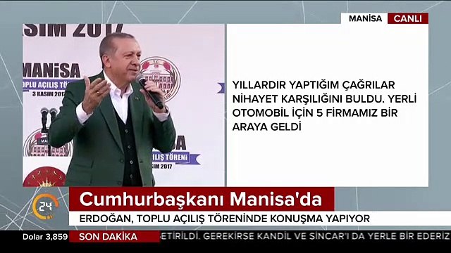 Cumhurbaşkanı Erdoğan : İşsizliği tek haneli rakama çekeceğiz