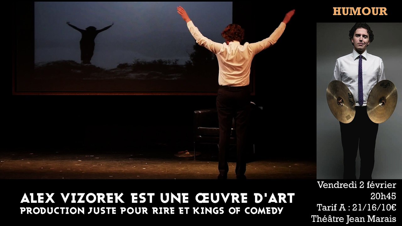 Alex Vizorek est une oeuvre d'art