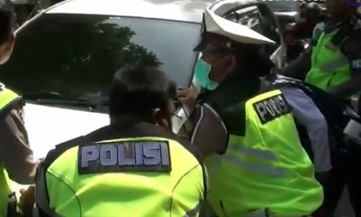 Penerobos Operasi Zebra Ditangkap Polisi