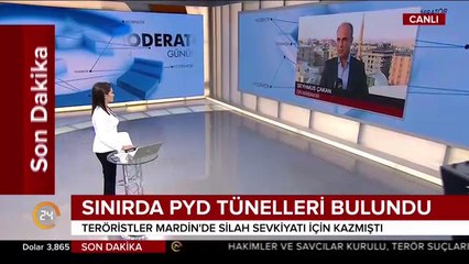 Sınırda PYD tünelleri bulundu