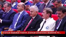 Erzincan Başbakan Yıldırım, Erzincan Üniversitesi Akademik Yıl Açılışı ve Fahri Doktora Tevcih...