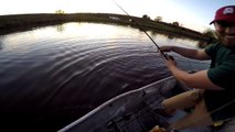 I HOOKED MYSELF!!! - Pond Hopping for Fall Bass FAIL!!!