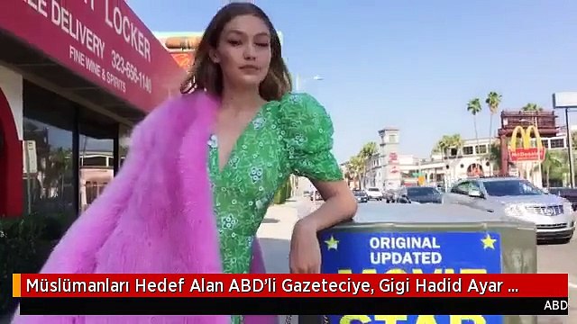Müslümanları Hedef Alan ABD'li Gazeteciye, Gigi Hadid Ayar Verdi