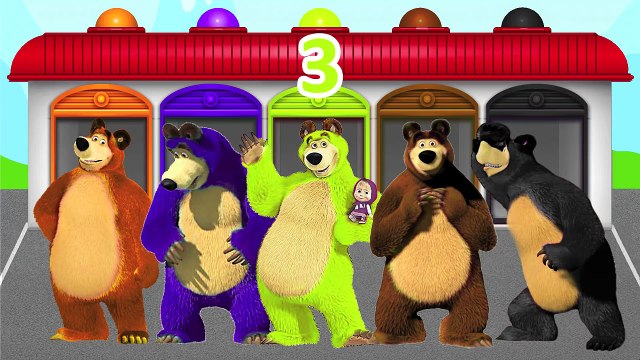NEW COLORS MASHA and the BEAR!!! LEARN COLORS! Video for kids and toddlers!