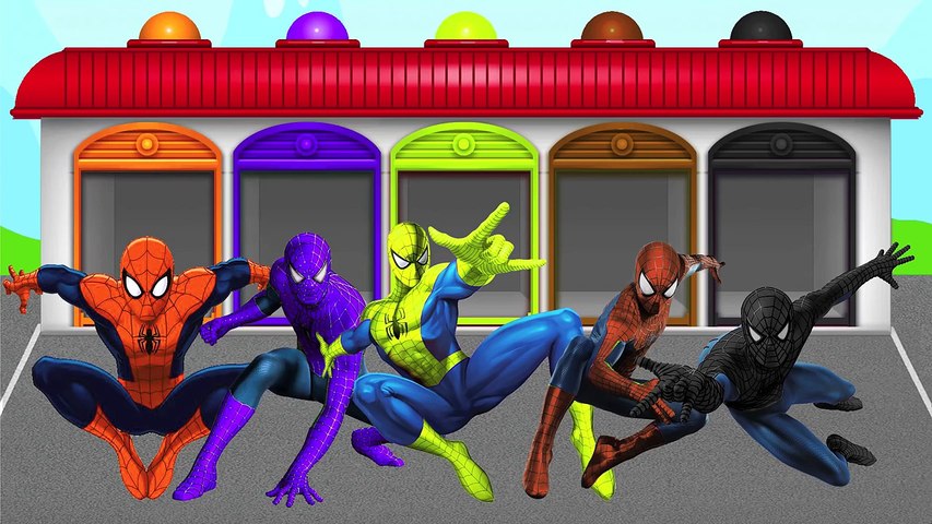 NEW COLORS SPIDERMAN LEARN COLORS Video for kids and toddlers