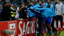 Patrice Evra frappe un supporter de l'OM