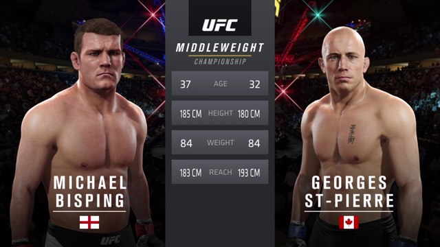 UFC 217: Bisping vs. St-Pierre - Middleweight Title Match - CPU Prediction