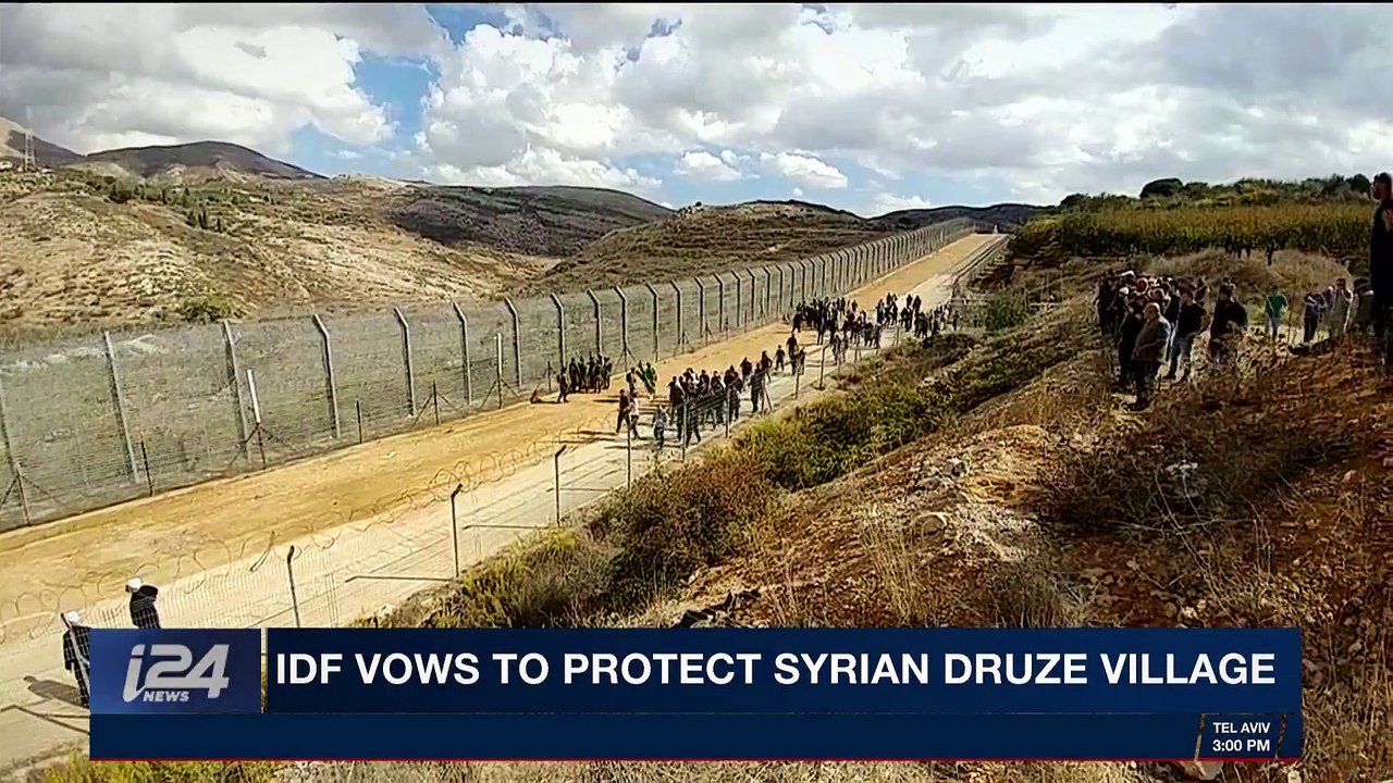 i24NEWS DESK | IDF vows to protect Syrian Druze village | Friday, November 3rd 2017