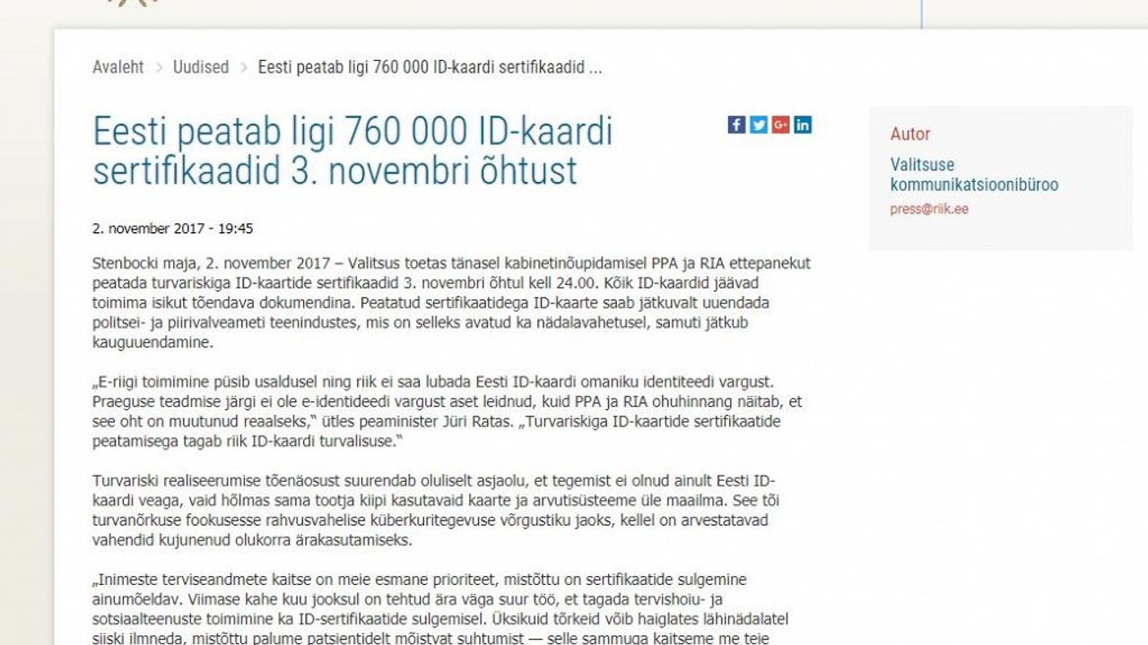 Estland: Sicherheitslücke beim E-Ausweis