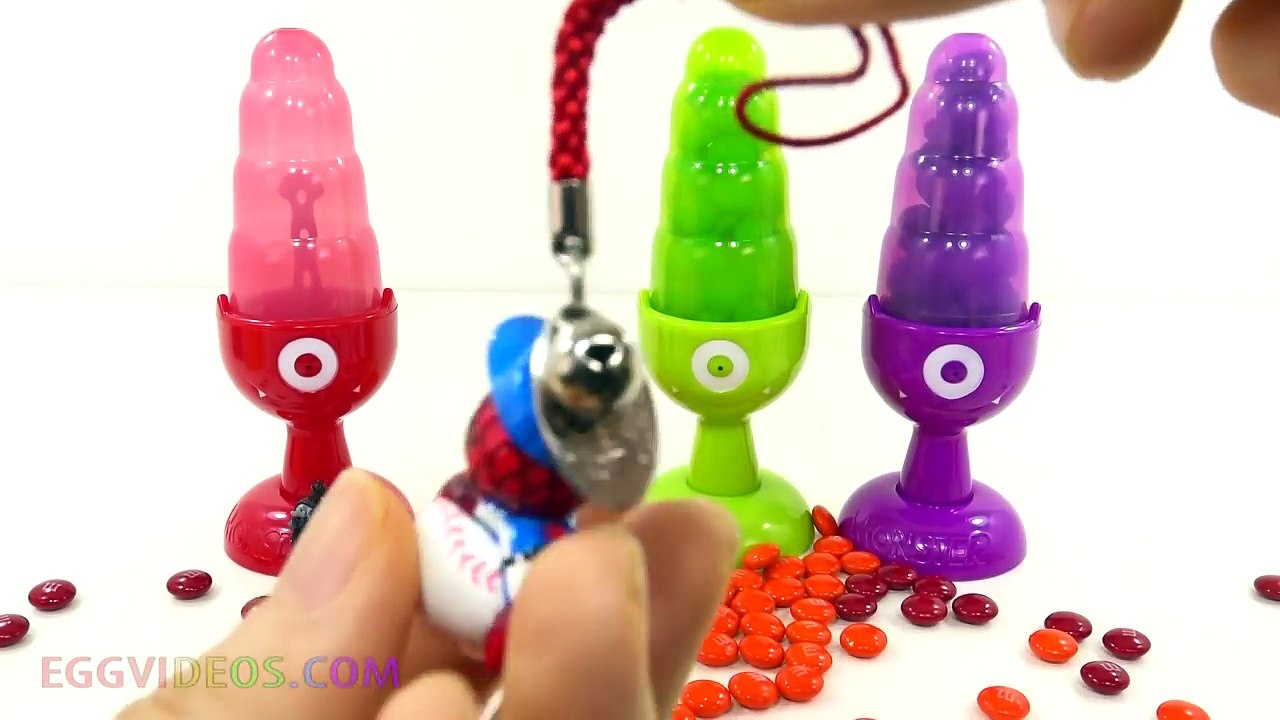 Candy Ice Cream Popsicle Surprise Toys Learn Colors Finger Family Nursery Rhymes Batman Spider-man