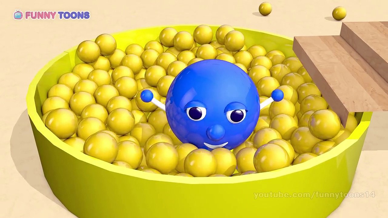 Learn colors with eggs and balls