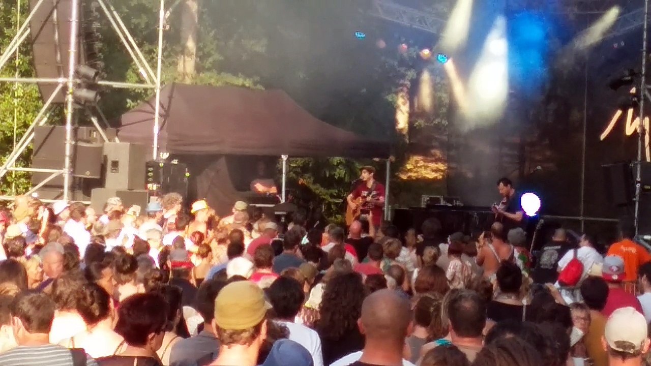 Gauvain Sers  "pourvu" au festival Musicalarue Luxey 2017