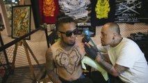 Tatuajes, piel y mucha tinta en la Convención Internacional del Tatuaje 2017 en Tailandia