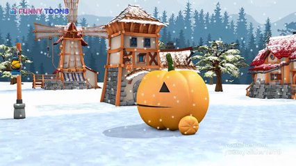 Pumpkin changes the colors on Christmas