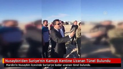 Nusaybin'den Suriye'nin Kamışlı Kentine Uzanan Tünel Bulundu