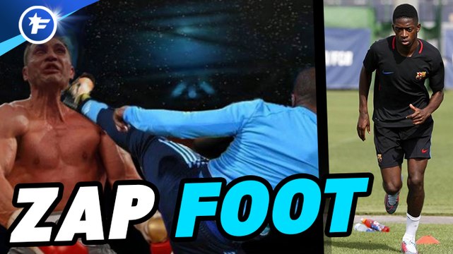Zap Foot : Dembélé rechausse les crampons, le high kick d'Evra détourné
