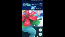 Pokémon GO Gym Battles Two Level 4 Gyms Gengar Alakazam Rhydon Slowbro Lapras Jolteon & more